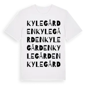 Kylegården ordlek t-shirt – ekologisk bomull t-shirt från Pinshirt