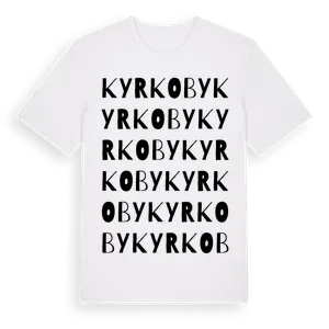 Kyrkoby ordlek t-shirt – ekologisk bomull t-shirt från Pinshirt