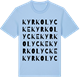 Blue Soul t-shirt med Kyrkolycke ordlek t-shirt