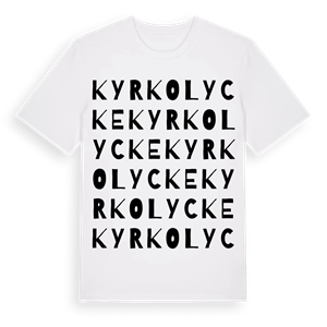 Kyrkolycke ordlek t-shirt – ekologisk bomull t-shirt från Pinshirt