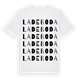 Ladeboda ordlek t-shirt
