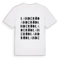 Landeröd ordlek t-shirt