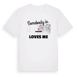 Någon i Långåkra älskar mig t-shirt – ekologisk bomull t-shirt från Pinshirt