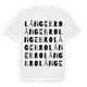 Långebro ordlek t-shirt