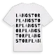 Langstorp ordlek t-shirt