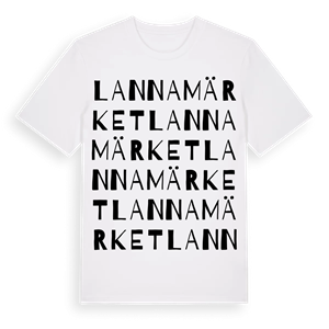 Lannamärket ordlek t-shirt – ekologisk bomull t-shirt från Pinshirt