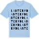 Blue Soul t-shirt med Lanteryd ordlek t-shirt