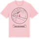 Pink Cotton t-shirt med Läreda industriområde t-shirt