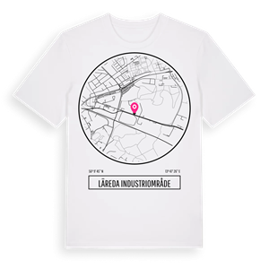 Läreda industriområde t-shirt – ekologisk bomull t-shirt från Pinshirt