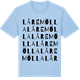 Blue Soul t-shirt med Låremölla ordlek t-shirt