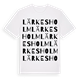Lärkesholm ordlek t-shirt