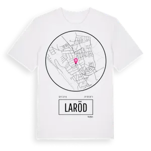 Laröd t-shirt – ekologisk bomull t-shirt från Pinshirt