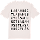 Vintage White t-shirt med Låsahuset ordlek t-shirt