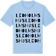 Blue Soul t-shirt med Ledholmshus ordlek t-shirt