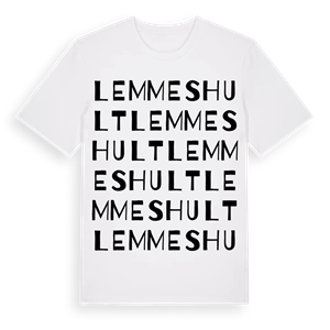 Lemmeshult ordlek t-shirt – ekologisk bomull t-shirt från Pinshirt