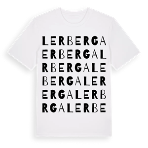 Lerberga ordlek t-shirt – ekologisk bomull t-shirt från Pinshirt