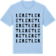 Blue Soul t-shirt med Leret ordlek t-shirt
