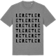 Mid Heather Gray t-shirt med Leret ordlek t-shirt