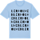 Blue Soul t-shirt med Lerholmen ordlek t-shirt