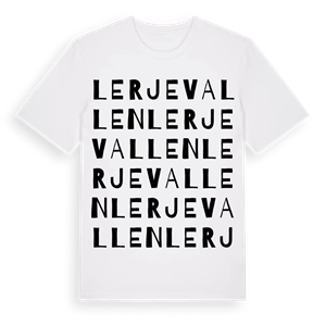 Lerjevallen ordlek t-shirt – ekologisk bomull t-shirt från Pinshirt