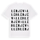 Lerjevallen ordlek t-shirt
