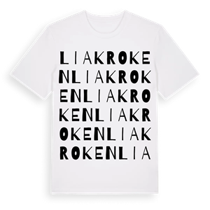 Liakroken ordlek t-shirt – ekologisk bomull t-shirt från Pinshirt