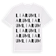 Liarum ordlek t-shirt