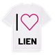 Jag älskar Lien t-shirt stort tryck