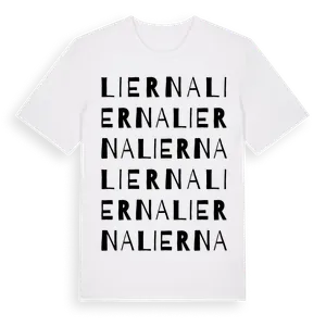 Lierna ordlek t-shirt – ekologisk bomull t-shirt från Pinshirt
