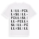 Lill-Pellas ordlek t-shirt