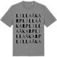Mid Heather Gray t-shirt med Lilla Åkarp ordlek t-shirt