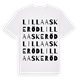 Lilla Askeröd ordlek t-shirt