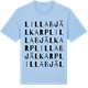Blue Soul t-shirt med Lilla Bjälkarp ordlek t-shirt