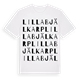 Lilla Bjälkarp ordlek t-shirt