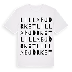 Lilla Björket ordlek t-shirt – ekologisk bomull t-shirt från Pinshirt