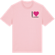 Pink Cotton t-shirt med Jag älskar Lilla Bockenhus t-shirt litet tryck