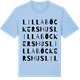 Blue Soul t-shirt med Lilla Böckershus ordlek t-shirt