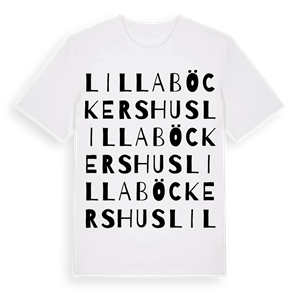 Lilla Böckershus ordlek t-shirt – ekologisk bomull t-shirt från Pinshirt