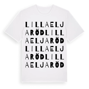 Lilla Eljaröd ordlek t-shirt – ekologisk bomull t-shirt från Pinshirt