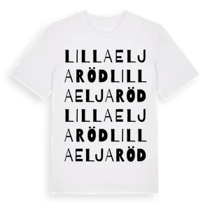 Lilla Eljaröd ordlek t-shirt – ekologisk bomull t-shirt från Pinshirt