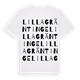 Lilla Gräntinge ordlek t-shirt