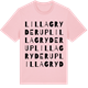 Pink Cotton t-shirt med Lilla Gryderup ordlek t-shirt