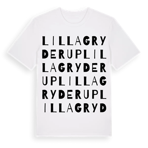 Lilla Gryderup ordlek t-shirt – ekologisk bomull t-shirt från Pinshirt