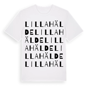 Lilla Hälde ordlek t-shirt – ekologisk bomull t-shirt från Pinshirt