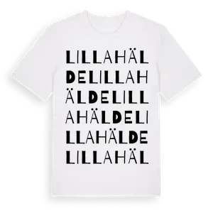 Lilla Hälde ordlek t-shirt – ekologisk bomull t-shirt från Pinshirt