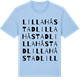 Blue Soul t-shirt med Lilla Håstad ordlek t-shirt