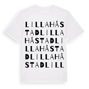 Lilla Håstad ordlek t-shirt – ekologisk bomull t-shirt från Pinshirt