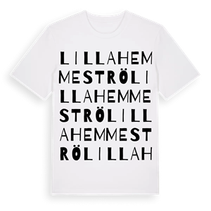 Lilla Hemmeströ ordlek t-shirt – ekologisk bomull t-shirt från Pinshirt