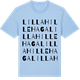 Blue Soul t-shirt med Lilla Hillehaga ordlek t-shirt