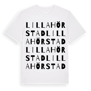 Lilla Hörstad ordlek t-shirt – ekologisk bomull t-shirt från Pinshirt